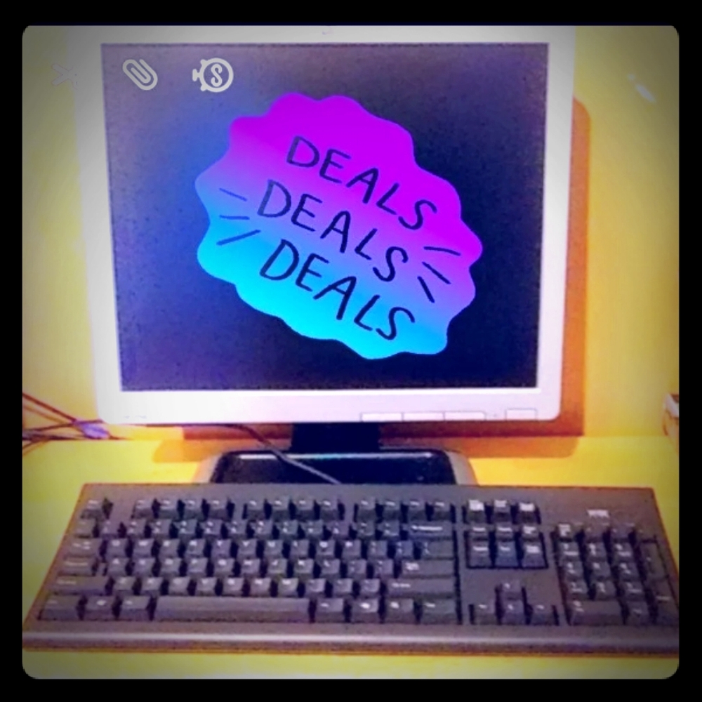 Monitor and key board